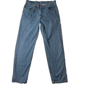 Levi’s 550 Relaxed Tapered Men’s 36x34 Denim Blue Jeans Casual Normcore Work